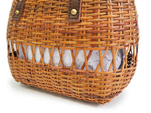 画像をギャラリービューアに読み込む, かごバッグ レディース 夏 バッグ 単品 籐 編み かご 薄紫 レース 巾着 綿麻 女性 バッグ カゴ 籠 きんちゃく ゆかた 浴衣バッグ 手提げ 和装 和服 洋装 洋服 un deux あす楽