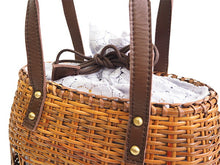 画像をギャラリービューアに読み込む, かごバッグ レディース 夏 バッグ 単品 籐 編み かご 薄紫 レース 巾着 綿麻 女性 バッグ カゴ 籠 きんちゃく ゆかた 浴衣バッグ 手提げ 和装 和服 洋装 洋服 un deux あす楽