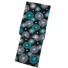 画像をギャラリービューアに読み込む, 浴衣 単品 レディース 黒地 菊 青 単品 フリーサイズ 大人 ゆかた yukata 綿 粋 レトロ モダン 和装 和服 女性 夏祭り 花火大会