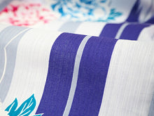 画像をギャラリービューアに読み込む, 浴衣 単品 レディース 薄水色地 青 矢羽根 牡丹 ピンク 単品 フリーサイズ 大人 ゆかた yukata 綿 粋 レトロ モダン 和装 和服 女性 夏祭り 花火大会