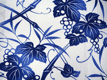 画像をギャラリービューアに読み込む, 浴衣 単品 レディース 薄水色地 青 葡萄 ぶどう ブルー 単品 フリーサイズ 大人 ゆかた yukata 綿 粋 レトロ モダン 和装 和服 女性 夏祭り 花火大会