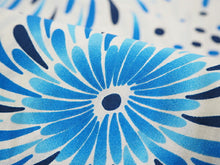 画像をギャラリービューアに読み込む, 浴衣 単品 レディース オフホワイト地 青 花火 ブルー 単品 フリーサイズ 大人 ゆかた yukata 綿 粋 レトロ モダン 和装 和服 女性 夏祭り 花火大会