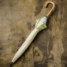 画像をギャラリービューアに読み込む, 日傘 着物 浴衣 晴雨兼用傘 UVカット 5種類 おしゃれ ミモザ刺繍 スズラン刺繍 オフホワイト ネイビー ベージュ ブルー ブラック 和洋兼用 和装 洋服にも プレゼント ギフト 母の日