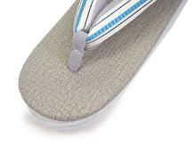 画像をギャラリービューアに読み込む, 草履 カレンブロッソ M グレー 土台 白 水色 博多織 鼻緒 足が痛くなりにくい 歩きやすい レディース 女性 着物 和装 Calen Blosso