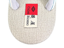 画像をギャラリービューアに読み込む, 草履 カレンブロッソ M グレー 土台 白 水色 博多織 鼻緒 足が痛くなりにくい 歩きやすい レディース 女性 着物 和装 Calen Blosso