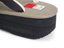 画像をギャラリービューアに読み込む, カレンブロッソ 草履 単品 M ブラウン 土台 黒 博多織 鼻緒 レディース カフェ草履 菱屋 Calen Blosso ゾウリ カフェぞうり 女性用 カジュアル 日本製 履物 着物 きもの 和装小物