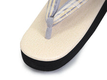 画像をギャラリービューアに読み込む, 草履 カレンブロッソ L ライトベージュ 土台 イエロー グレー 博多織 鼻緒 足が痛くなりにくい 歩きやすい レディース 女性 着物 和装 Calen Blosso