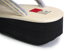 画像をギャラリービューアに読み込む, 草履 カレンブロッソ L ライトベージュ 土台 イエロー グレー 博多織 鼻緒 足が痛くなりにくい 歩きやすい レディース 女性 着物 和装 Calen Blosso