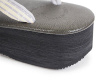 画像をギャラリービューアに読み込む, カレンブロッソ 草履 単品 L カーキグリーン 土台 イエロー グレー 博多織 鼻緒 レディース カフェ草履 菱屋 Calen Blosso ゾウリ カフェぞうり 女性用 カジュアル 日本製 履物 着物 きもの 和装小物