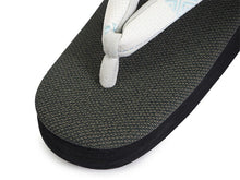 画像をギャラリービューアに読み込む, 草履 カレンブロッソ L カーキグリーン 土台 オフホワイト 水色 博多織 鼻緒 足が痛くなりにくい 歩きやすい レディース 女性 着物 和装