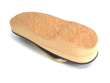 画像をギャラリービューアに読み込む, 草履 カレンブロッソ L ダークグレー 土台 ライトベージュ 黄色 博多織 鼻緒 足が痛くなりにくい 歩きやすい レディース 女性 着物 和装