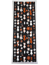 画像をギャラリービューアに読み込む, 手ぬぐい 4柄 ネコ 犬 市松 舞妓 ソーイング てぬぐい 手拭い 日本製 和雑貨 ハンカチ タオル 綿 ふきん 粗品 土産 ギフト