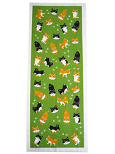 画像をギャラリービューアに読み込む, 手ぬぐい 4柄 ネコ 犬 市松 舞妓 ソーイング てぬぐい 手拭い 日本製 和雑貨 ハンカチ タオル 綿 ふきん 粗品 土産 ギフト