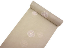 画像をギャラリービューアに読み込む, 着物 洗える着物 反物 夏用 紗 単衣 セミオーダー 仕立て付 ベージュ 華紋 飛び柄 レディース XS S M L XL 仕立て込み 小紋 カジュアル お洒落着 夏 夏物 夏着物 和つう watuu 新品 販売 購入 和装 和服 きもの