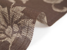 画像をギャラリービューアに読み込む, 着物 洗える着物 反物 夏用 紗 単衣 セミオーダー 仕立て付 茶色 花柄 ブラウン レディース XS S M L XL 仕立て込み 小紋 カジュアル お洒落着 夏 夏物 夏着物 和つう watuu 新品 販売 購入 和装 和服 きもの