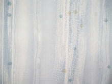 画像をギャラリービューアに読み込む, 着物 洗える着物 反物 夏用 紗 単衣 セミオーダー 仕立て付 水色 白 縞 水玉 刷毛目柄 ブルー ホワイト ドット レディース XS S M L XL 仕立て込み 小紋 カジュアル お洒落着 夏 夏物 夏着物 和つう watuu 新