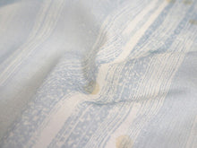 画像をギャラリービューアに読み込む, 着物 洗える着物 反物 夏用 紗 単衣 セミオーダー 仕立て付 水色 白 縞 水玉 刷毛目柄 ブルー ホワイト ドット レディース XS S M L XL 仕立て込み 小紋 カジュアル お洒落着 夏 夏物 夏着物 和つう watuu 新