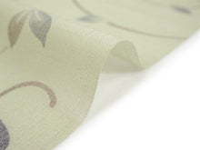 画像をギャラリービューアに読み込む, 着物 洗える着物 反物 夏用 紗 単衣 セミオーダー 仕立て付 薄黄緑色 唐草 グリーン レディース XS S M L XL 仕立て込み 小紋 カジュアル お洒落着 夏 夏物 夏着物 和つう watuu 新品 販売 購入 和装 和服 きも