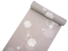 画像をギャラリービューアに読み込む, 着物 洗える着物 反物 夏用 紗 単衣 セミオーダー 仕立て付 灰薄紫 雪輪 結晶 鹿の子柄 グレー パープル レディース XS S M L XL 仕立て込み 小紋 カジュアル お洒落着 夏 夏物 夏着物 和つう watuu 新品 販売