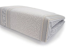 画像をギャラリービューアに読み込む, 着物 和装 バッグ 単品 日本製 グレー 縞 花唐草 トートバッグ 横長 普段使い 小紋 紬用 手提げ おしゃれ 通年用 大人 レディース 女性 お茶会 お稽古