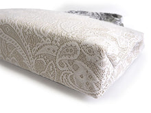 画像をギャラリービューアに読み込む, 着物 和装 バッグ 単品 日本製 ベージュ ペイズリー レース トートバッグ 横長 普段使い 小紋 紬用 手提げ おしゃれ 通年用 大人 レディース 女性 お茶会 お稽古