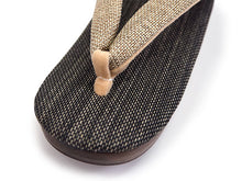 画像をギャラリービューアに読み込む, 草履 チャコールグレー 土台 ベージュ 鼻緒 ウレタン 和紙織 カジュアル 普段 履き おしゃれ 通年用 大人 レディース 女性 痛くない 日本製