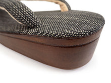 画像をギャラリービューアに読み込む, 草履 チャコールグレー 土台 鼻緒 和紙織 カジュアル 普段 履き おしゃれ 通年用 大人 レディース 女性 痛くない 日本製