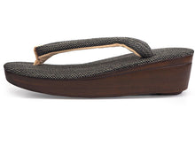 画像をギャラリービューアに読み込む, 草履 チャコールグレー 土台 鼻緒 和紙織 カジュアル 普段 履き おしゃれ 通年用 大人 レディース 女性 痛くない 日本製