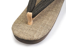 画像をギャラリービューアに読み込む, 草履 ベージュ 土台 チャコールグレー 鼻緒 和紙織 カジュアル 普段 履き おしゃれ 通年用 大人 レディース 女性 痛くない 日本製