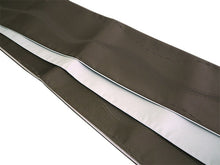 画像をギャラリービューアに読み込む, 半幅帯 百華帯 単品 チャコールグレー 曲線 玉つなぎ グレー 無地 リバーシブル 両面 着物 帯 カジュアル レディース アレンジ 半巾帯 細帯 四寸 日本製 女性 和装 和服 レトロ あす楽