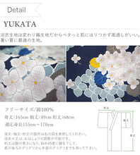 画像をギャラリービューアに読み込む, 浴衣セット レディース 紺地紫陽花 オフホワイト 兵児帯 セット へこ帯 浴衣 セット 2023 夏祭り 花火大会 ビアガーデン 夏 お出かけ おしゃれ レディースファッション
