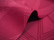 画像をギャラリービューアに読み込む, 浴衣セット レディース 生成り地カラフル朝顔 浴衣 ワイン地幾何学 帯 セット 単衣帯 変わり織生地 花火大会 夏祭り ビアガーデン 夏 お出かけ 和装 和服 レディースファッション 2023