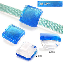 画像をギャラリービューアに読み込む, 帯留 三分紐 2点セット ガラス 正絹 無地 帯留め おびどめ 帯飾り 帯締め 組紐 平組 おびじめ 日本製 カラフル 小紋 浴衣 ゆかた 紬 着物 袷 単衣 和装 アクセサリー