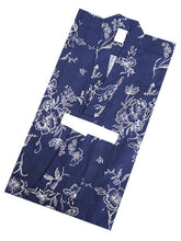 画像をギャラリービューアに読み込む, 子ども 浴衣 女の子 紺 花柄 ゆかた 110 120 130 5歳 6歳 7歳 8歳 9歳 10歳 子ども服 ニュアンスカラー くすみカラー こども 子供 おしゃれ モダン 幼稚園 保育園 キッズ ガールズ 小学生 七夕 花火大会 夏祭り 和服 あす楽対応商品 送料無料