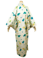 画像をギャラリービューアに読み込む, 雨コート 着物用 レインコート 道中衿 レディース クリームベージュ 水玉 柄 みすゞうた Lサイズ相当 携帯ポーチ付き 雨具 かっぱ  雨の日 ワンピースタイプ 一部式 撥水加工 和服 丈長 送料無料
