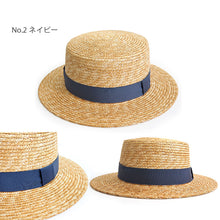 画像をギャラリービューアに読み込む, 帽子 麦わら帽子 カンカン帽 夏 レディース ハット 麦わら 日よけ 日焼け おしゃれ 春夏 リボン 無地 シンプル 通気性 ストロー クラシカル レトロ