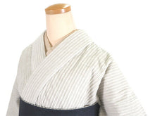 画像をギャラリービューアに読み込む, 洗える着物 コーデュロイ 単衣 カジュアル 仕立て上がり 単品 アイボリー 無地 太畝 コール天 女性 レディース 和装 和服 きもの プレタ 春 秋 冬 きもの かわいい 普段着 綿 コットン