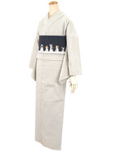 画像をギャラリービューアに読み込む, 洗える着物 コーデュロイ 単衣 カジュアル 仕立て上がり 単品 アイボリー 無地 太畝 コール天 女性 レディース 和装 和服 きもの プレタ 春 秋 冬 きもの かわいい 普段着 綿 コットン