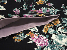 画像をギャラリービューアに読み込む, 洗える着物 袷 仕立て上がり 単品 黒地 花柄 百華 女性 レディース 和装 和服 きもの カジュアル プレタ 春 秋 冬 きもの かわいい 普段着 ポリエステル