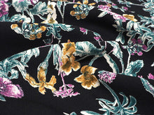 画像をギャラリービューアに読み込む, 洗える着物 袷 仕立て上がり 単品 黒地 花柄 百華 女性 レディース 和装 和服 きもの カジュアル プレタ 春 秋 冬 きもの かわいい 普段着 ポリエステル