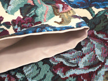 画像をギャラリービューアに読み込む, 洗える着物 袷 仕立て上がり 単品 ベージュ地 ゴブラン織調 バラ 花柄 百華 女性 レディース 和装 和服 きもの カジュアル プレタ 春 秋 冬 きもの かわいい 普段着 ポリエステル