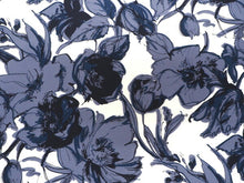 画像をギャラリービューアに読み込む, 洗える着物 袷 仕立て上がり 単品 オフホワイト地 ブルーグレー 花柄 百華 女性 レディース 和装 和服 きもの カジュアル プレタ 春 秋 冬 きもの かわいい 普段着 ポリエステル