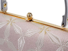 画像をギャラリービューアに読み込む, 草履バッグセット 礼装 留袖用 渋ピンク 花繋ぎ柄 長方形 ハンドバッグ シルバー フリー サイズ 正絹 佐賀錦 フォーマル 訪問着 色無地 和装小物 草履 バッグ セット 結婚式 披露宴 園遊会 卒業式 入学式 女性 レディース 日本製