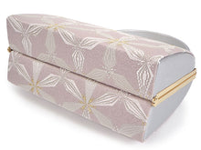 画像をギャラリービューアに読み込む, 草履バッグセット 礼装 留袖用 渋ピンク 花繋ぎ柄 長方形 ハンドバッグ シルバー フリー サイズ 正絹 佐賀錦 フォーマル 訪問着 色無地 和装小物 草履 バッグ セット 結婚式 披露宴 園遊会 卒業式 入学式 女性 レディース 日本製