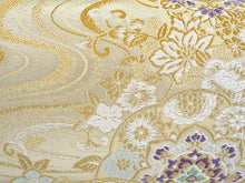 画像をギャラリービューアに読み込む, 草履バッグセット 礼装 留袖用 ゴールド地 流水 華紋 台形 ハンドバッグ ゴールド フリー サイズ 正絹 佐賀錦 フォーマル 訪問着 色無地 和装小物 草履 バッグ セット 結婚式 披露宴 園遊会 卒業式 入学式 女性 レディース 日本製