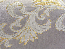 画像をギャラリービューアに読み込む, 草履バッグセット 礼装 留袖用 グレー地 唐草 長方形 ハンドバッグ ゴールド フリー サイズ 正絹 佐賀錦 フォーマル 訪問着 色無地 和装小物 草履 バッグ セット 結婚式 披露宴 園遊会 卒業式 入学式 女性 レディース 日本製