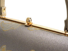 画像をギャラリービューアに読み込む, 草履バッグセット 礼装 留袖用 グレー地 唐草 長方形 ハンドバッグ ゴールド フリー サイズ 正絹 佐賀錦 フォーマル 訪問着 色無地 和装小物 草履 バッグ セット 結婚式 披露宴 園遊会 卒業式 入学式 女性 レディース 日本製