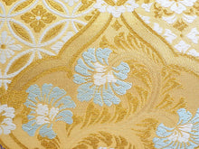 画像をギャラリービューアに読み込む, 草履バッグセット 礼装 留袖用 オレンジ ゴールド地 華紋 亀甲 華七宝 ハンドバッグ ゴールド フリー サイズ 正絹 佐賀錦 フォーマル 訪問着 色無地 和装小物 草履 バッグ セット 結婚式 披露宴 園遊会 卒業式 入学式 女性 レディース 日本製