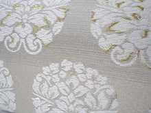 画像をギャラリービューアに読み込む, 草履バッグセット 礼装 留袖用 オフホワイト地 パープル 華紋 ハンドバッグ シルバー フリー サイズ 正絹 佐賀錦 フォーマル 訪問着 色無地 和装小物 草履 バッグ セット 結婚式 披露宴 園遊会 卒業式 入学式 女性 レディース 日本製