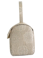 画像をギャラリービューアに読み込む, 草履バッグセット 礼装 留袖用 アイボリー地 立涌 華紋柄 ハンドバッグ フリー サイズ 正絹 西陣織 フォーマル 訪問着 色無地 和装小物 草履 バッグ セット 結婚式 披露宴 園遊会 卒業式 入学式 女性 レディース 日本製